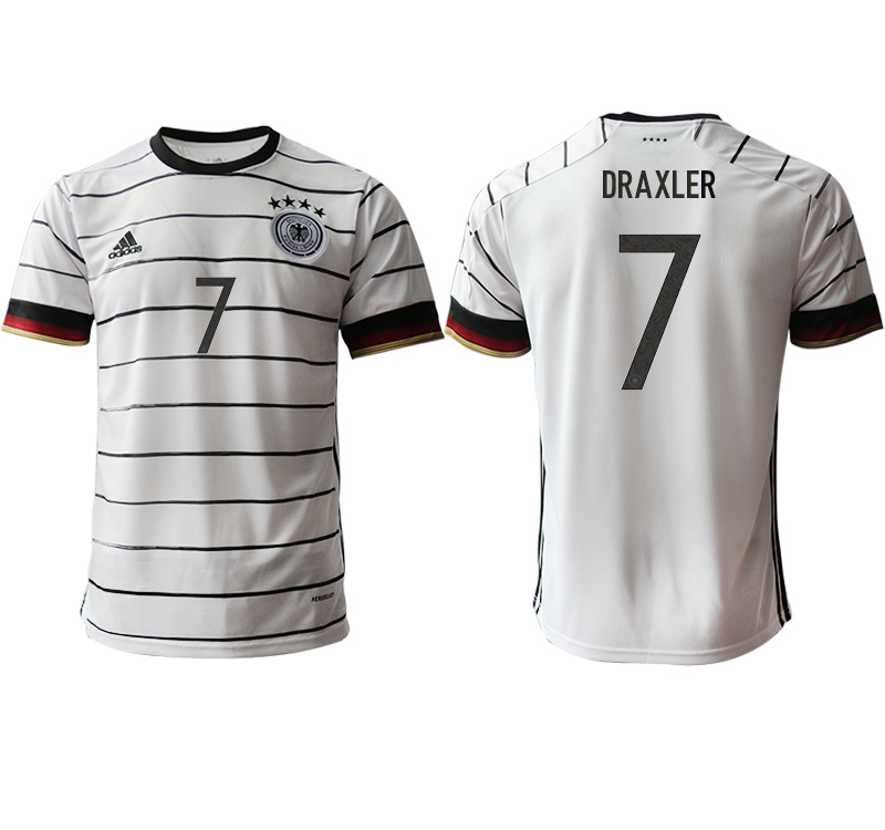 Men 2021 European Cup Germany home aaa version white #7 Soccer Jersey1->portugal jersey->Soccer Country Jersey